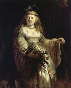 REMBRANDT Harmenszoon van Rijn Saskia van Uylenburgh in Arcadian Costume china oil painting reproduction